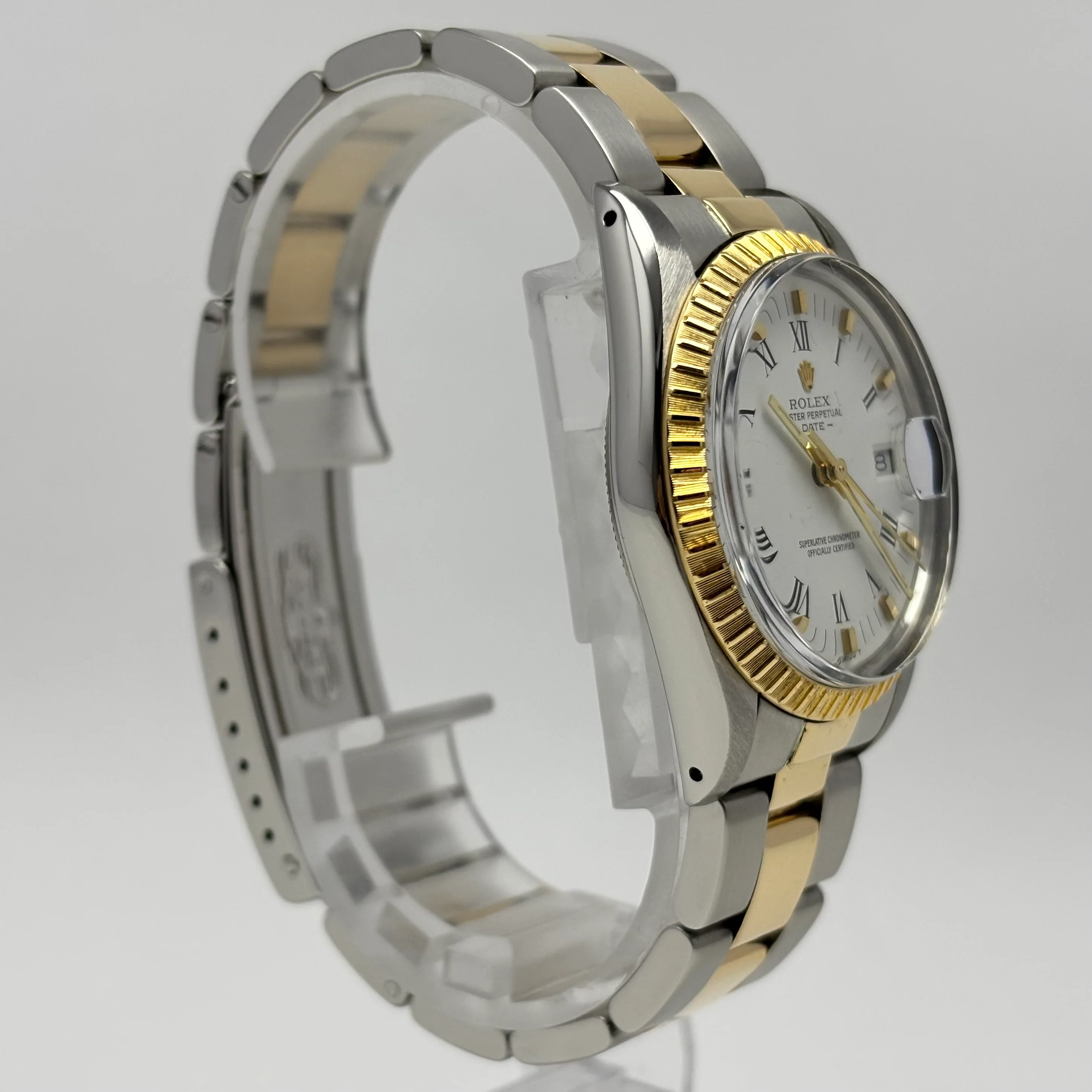 Reloj Rolex Date Oyster Perpetual 15052 Oro Acero Automatico - Image 6