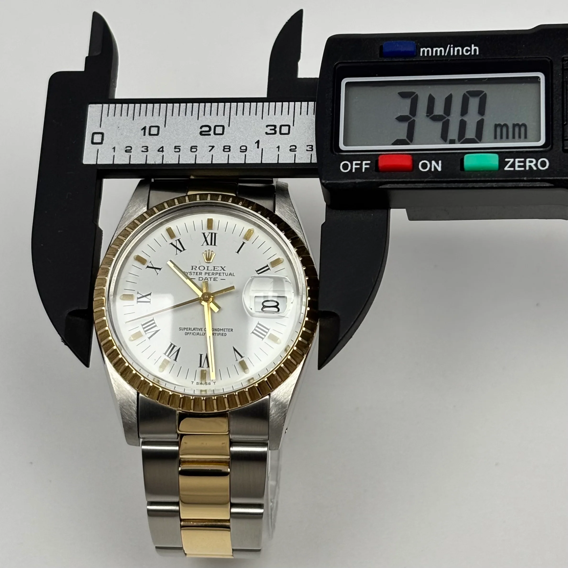 Reloj Rolex Date Oyster Perpetual 15052 Oro Acero Automatico - Image 8