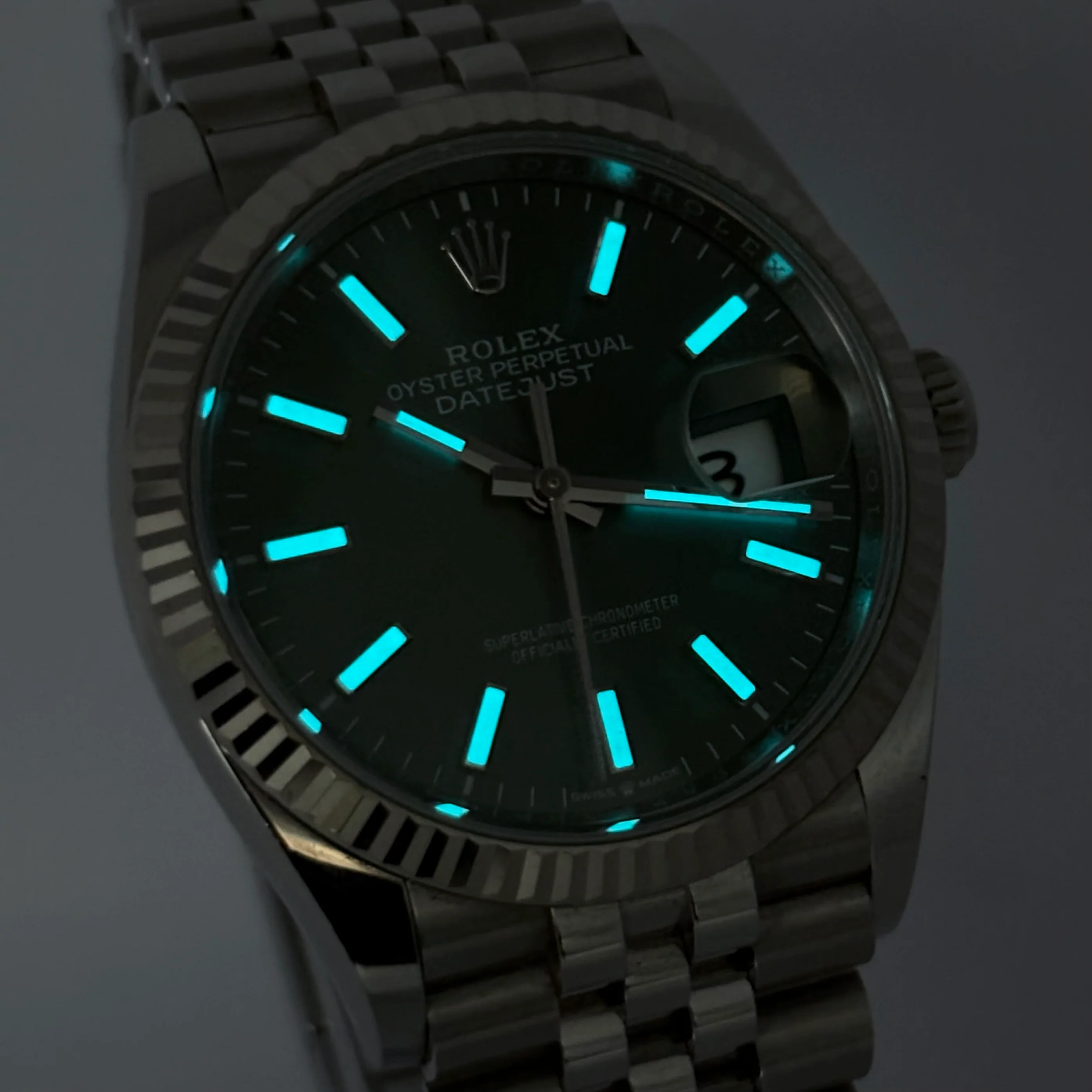 Reloj Rolex Datejust 36 Green Jubilee Automático 126234 - Image 2
