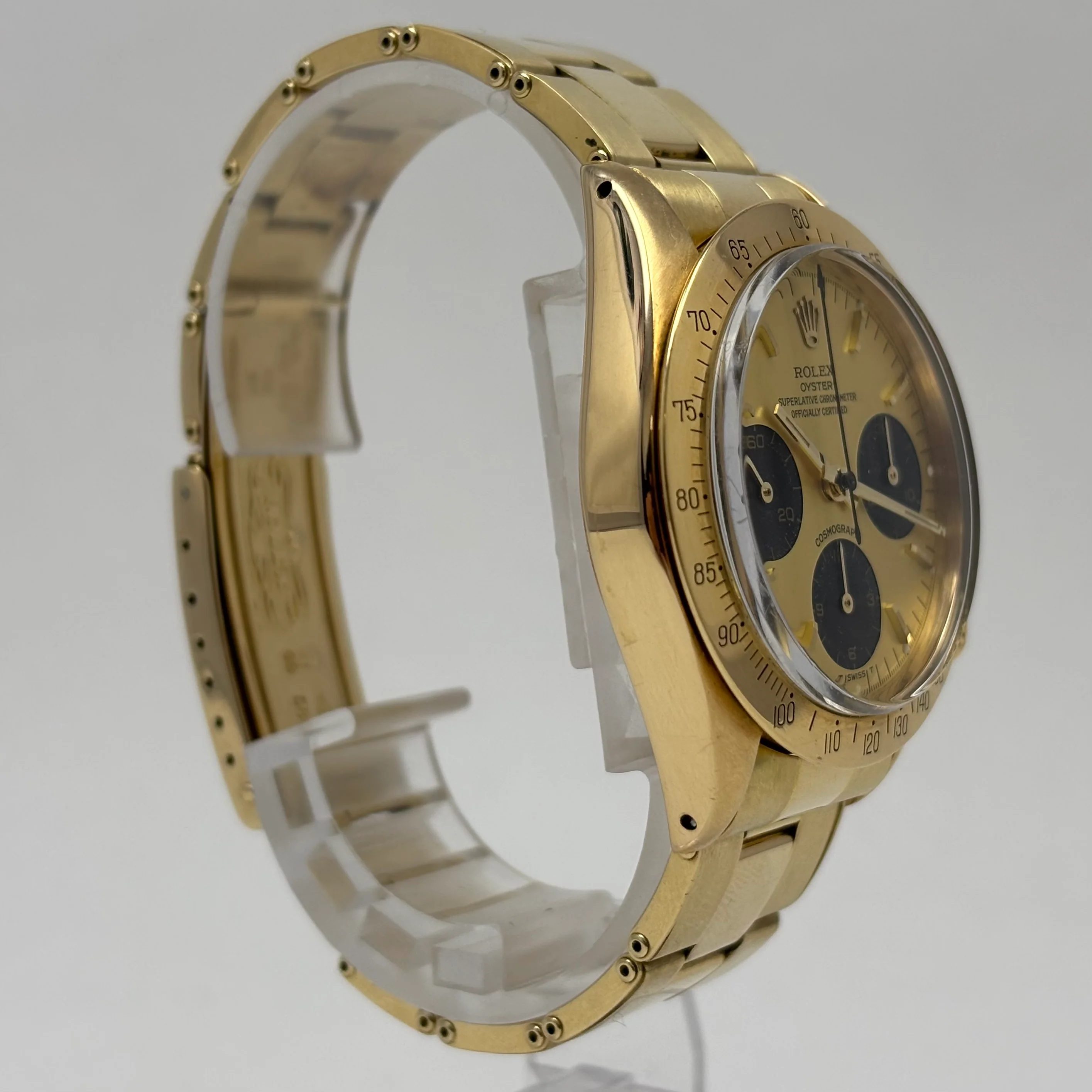 Reloj Rolex Daytona Cosmograph Oro 14k Cuerda Cronógrafo Vintage - Image 5
