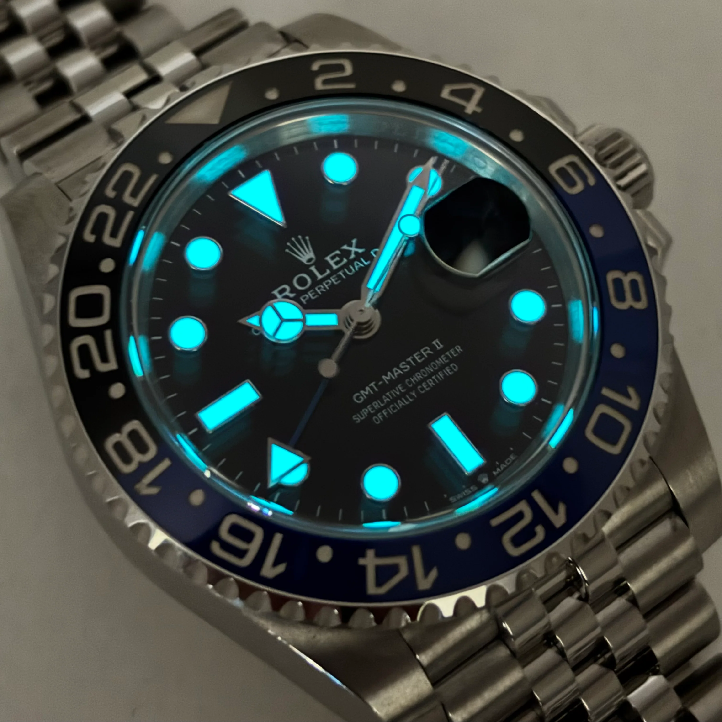 Reloj Rolex GMT - Master ll “Batgirl” 126710BLNR Automático - Image 10