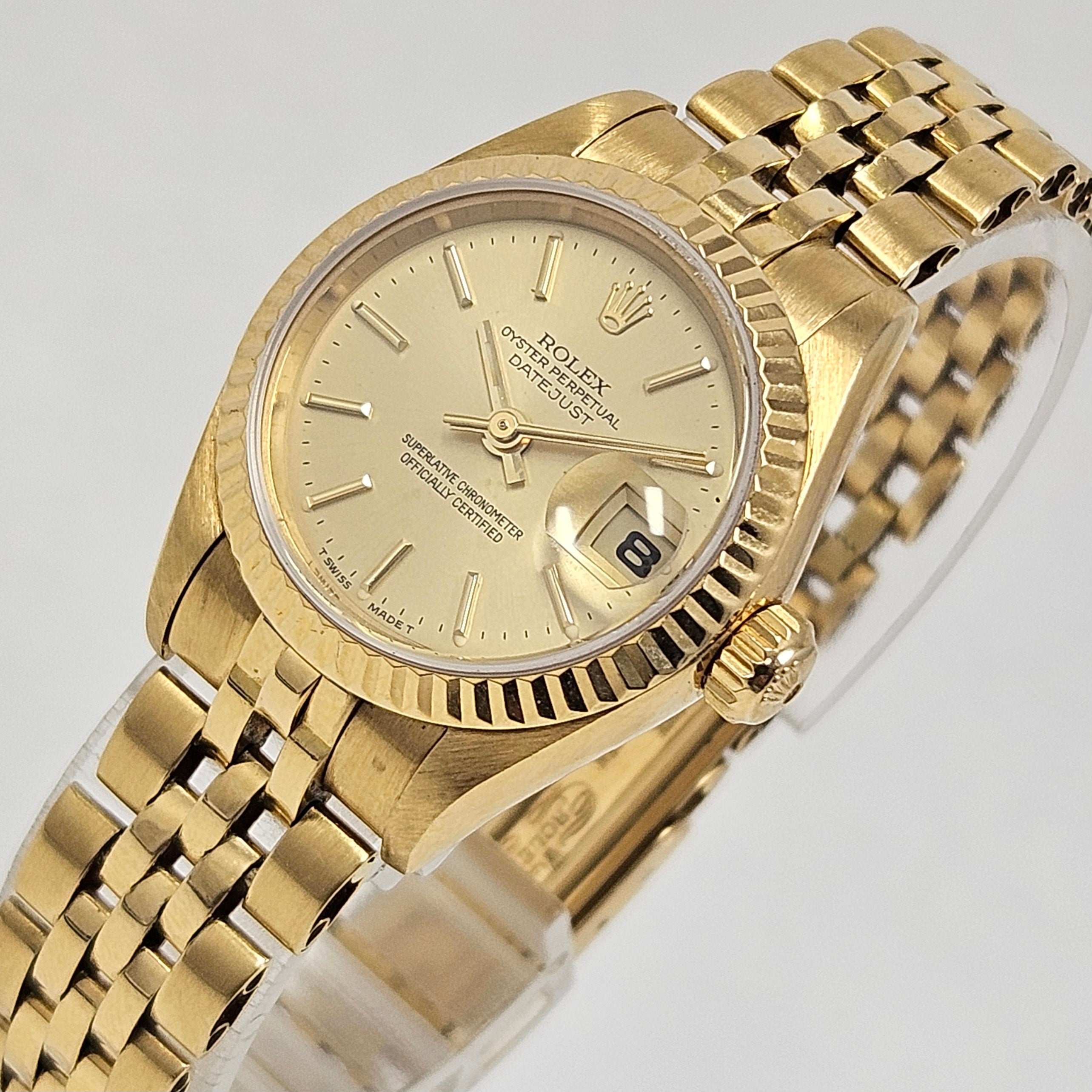 Reloj Rolex Lady DateJust Oro 18k Automático - Image 3