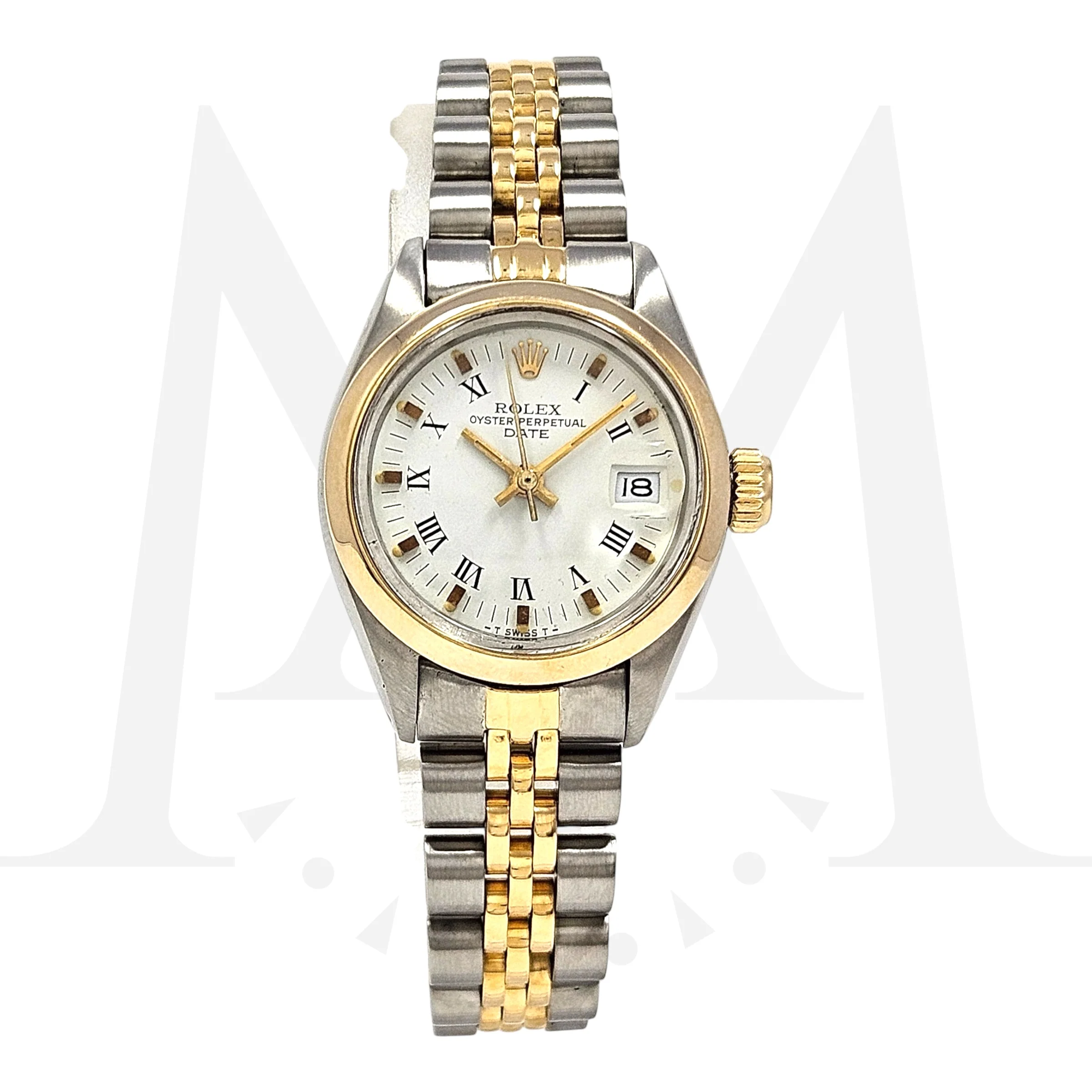 Reloj Rolex Lady Oyster Perpetual Date Automático Vintage