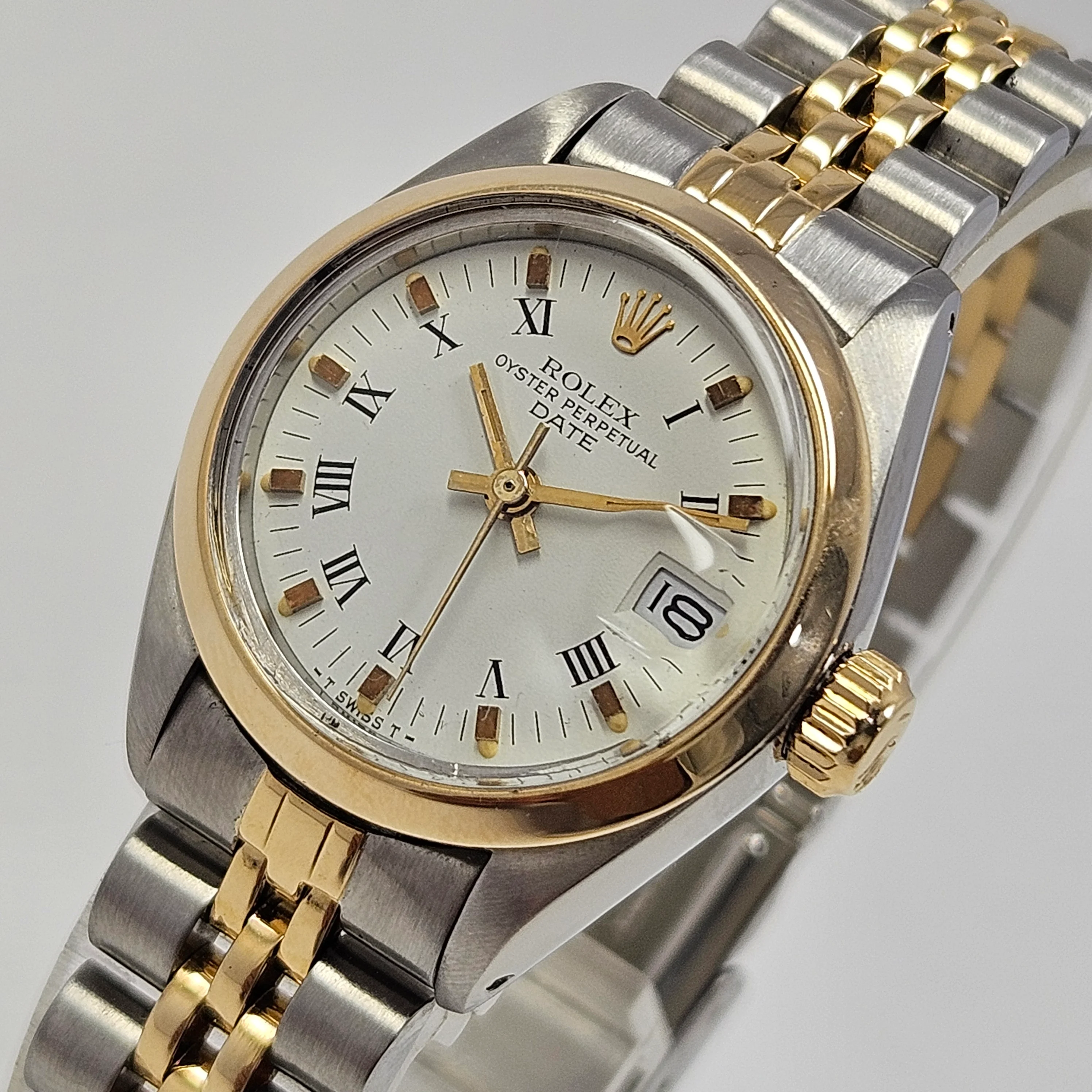 Reloj Rolex Lady Oyster Perpetual Date Automático Vintage - Image 2