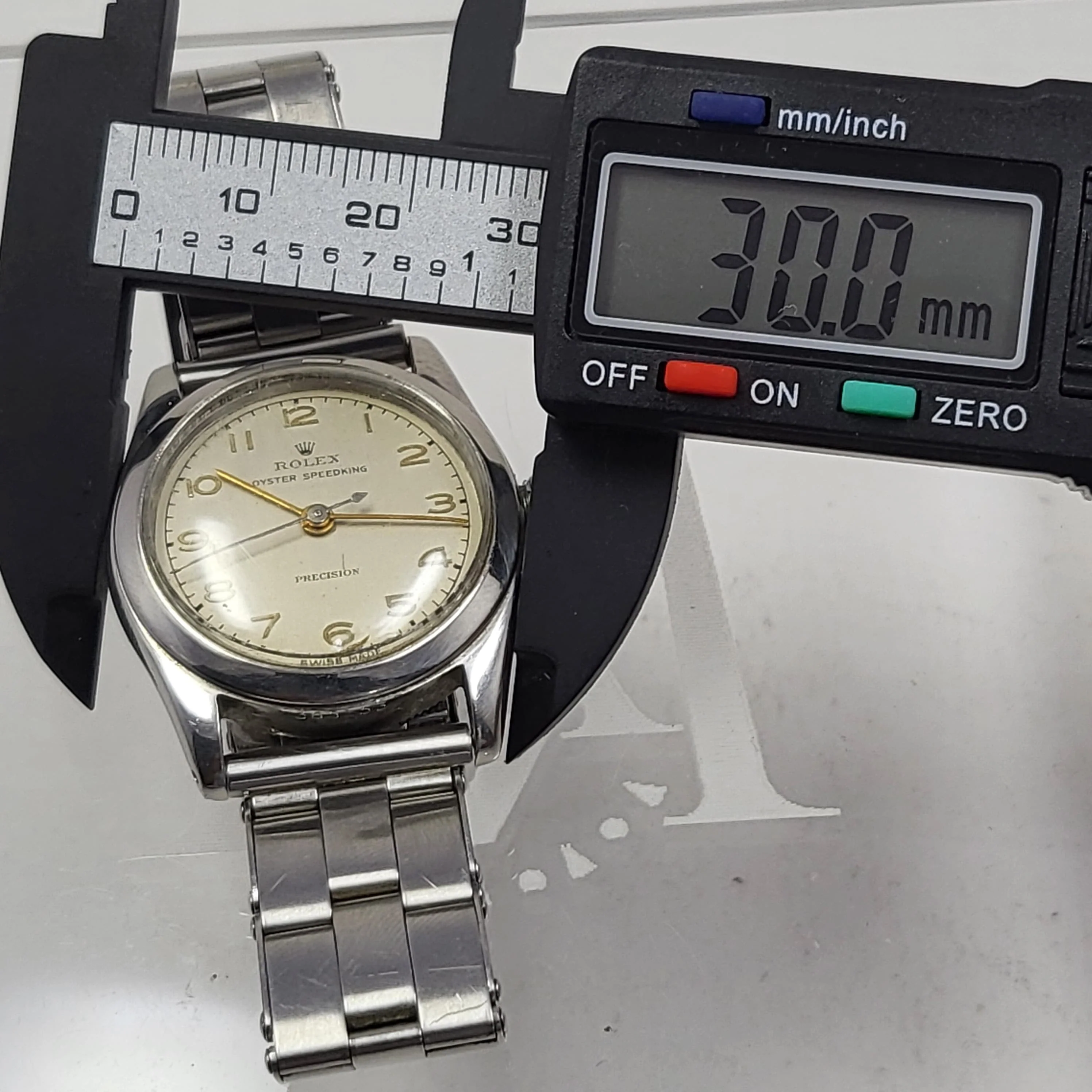 Reloj Rolex Oyster SpeedKing Precision Vintage Cuerda - Image 8