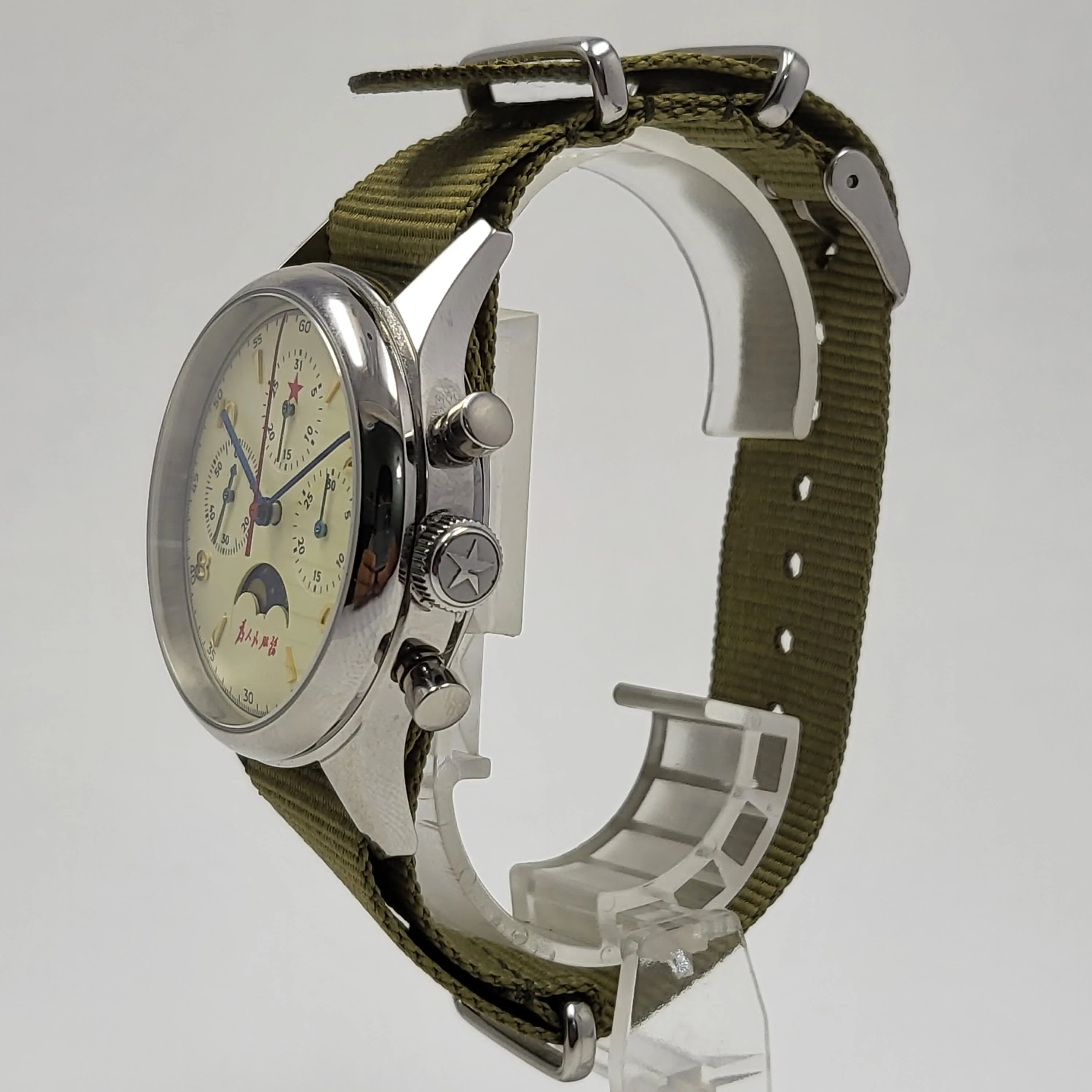 Reloj Seagull Red Star Fase Lunar Cuerda - Image 3