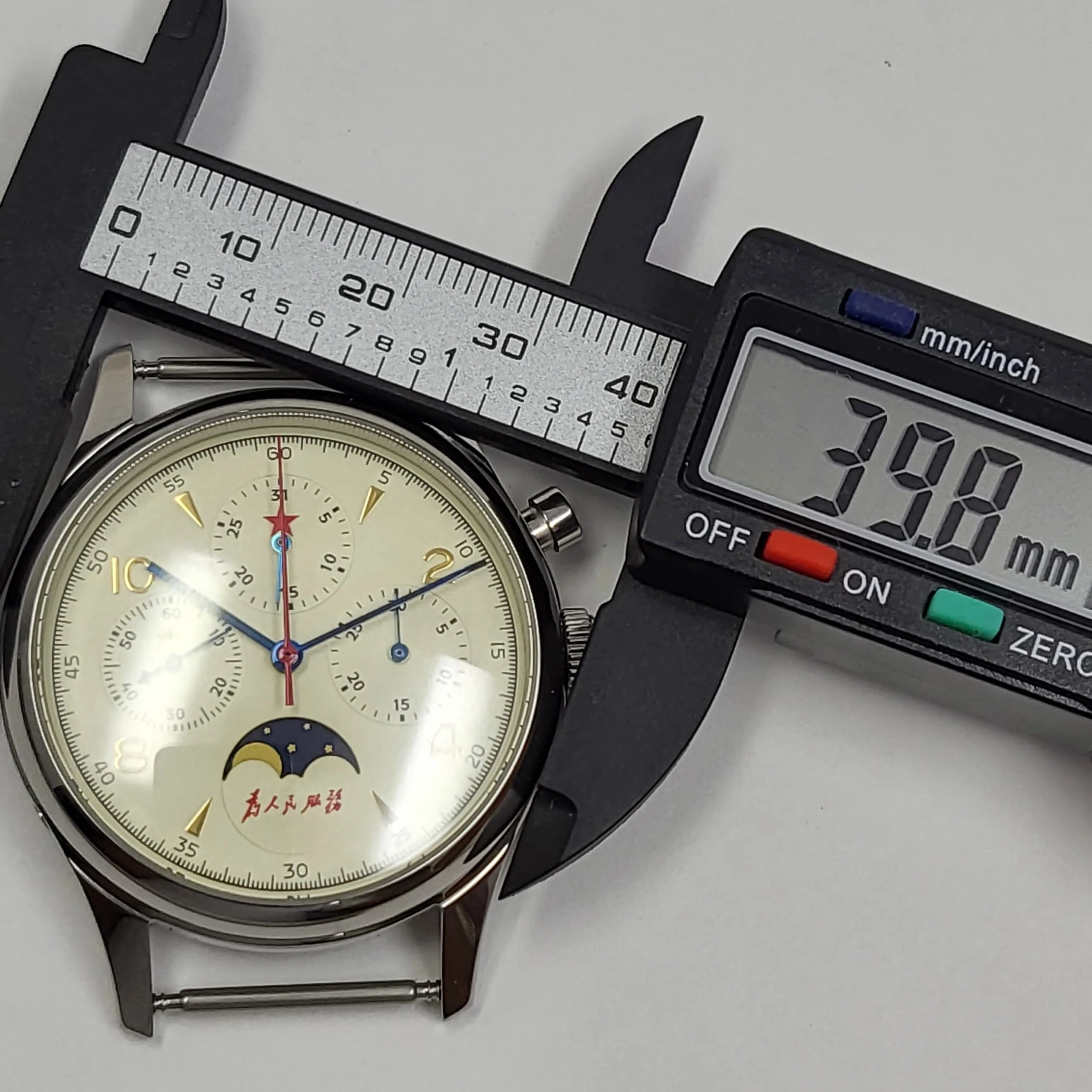 Reloj Seagull Red Star Fase Lunar Cuerda - Image 7