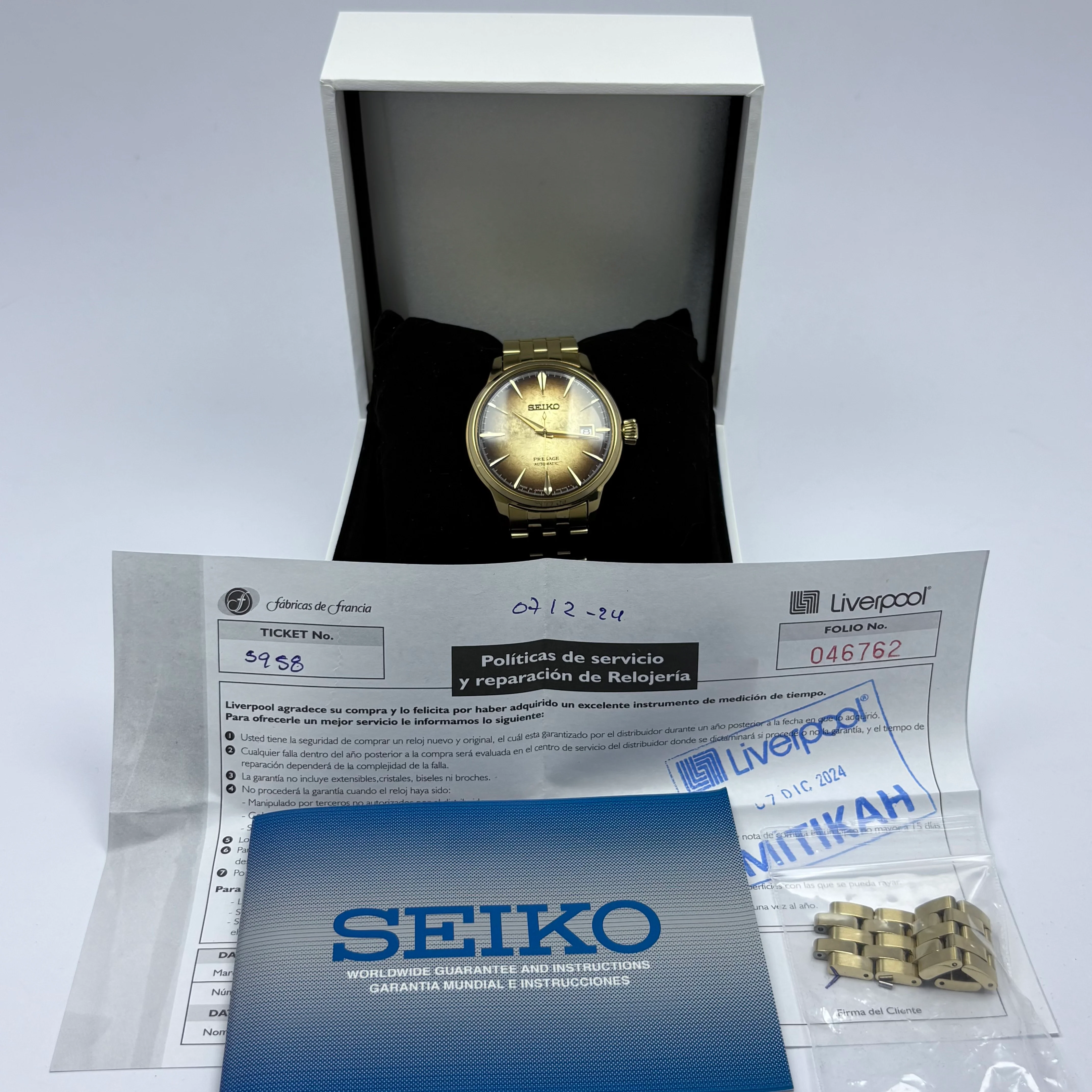 Reloj Seiko Presage Cocktail Time Automático - Image 2