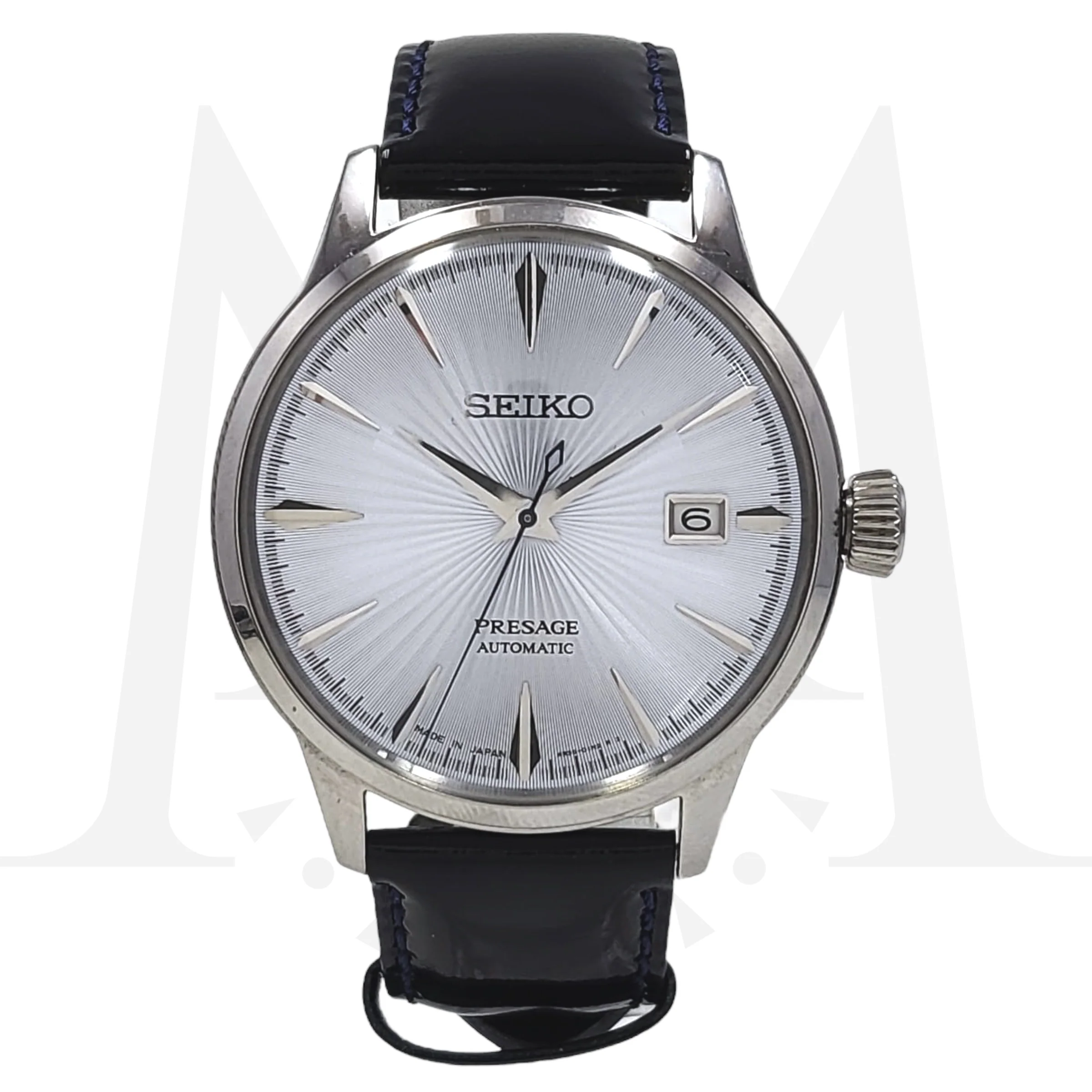 Reloj Seiko Presage Ice Blue Cocktail Time "Sky Diving" Automático