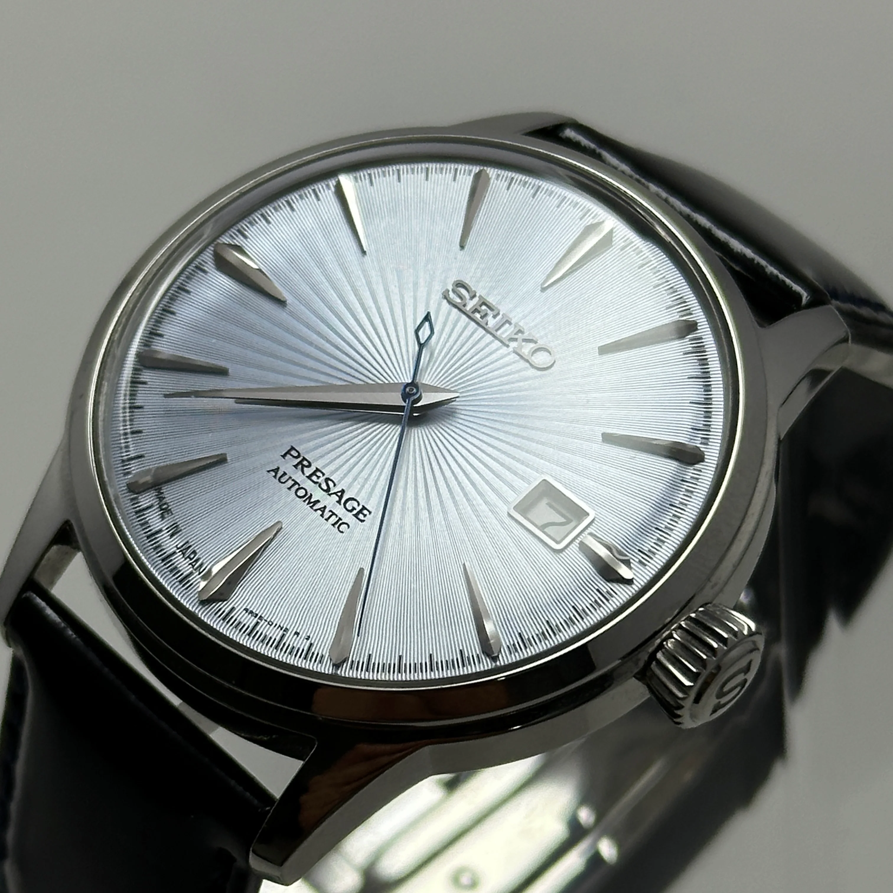 Reloj Seiko Presage Ice Blue Cocktail Time "Sky Diving" Automático - Image 2