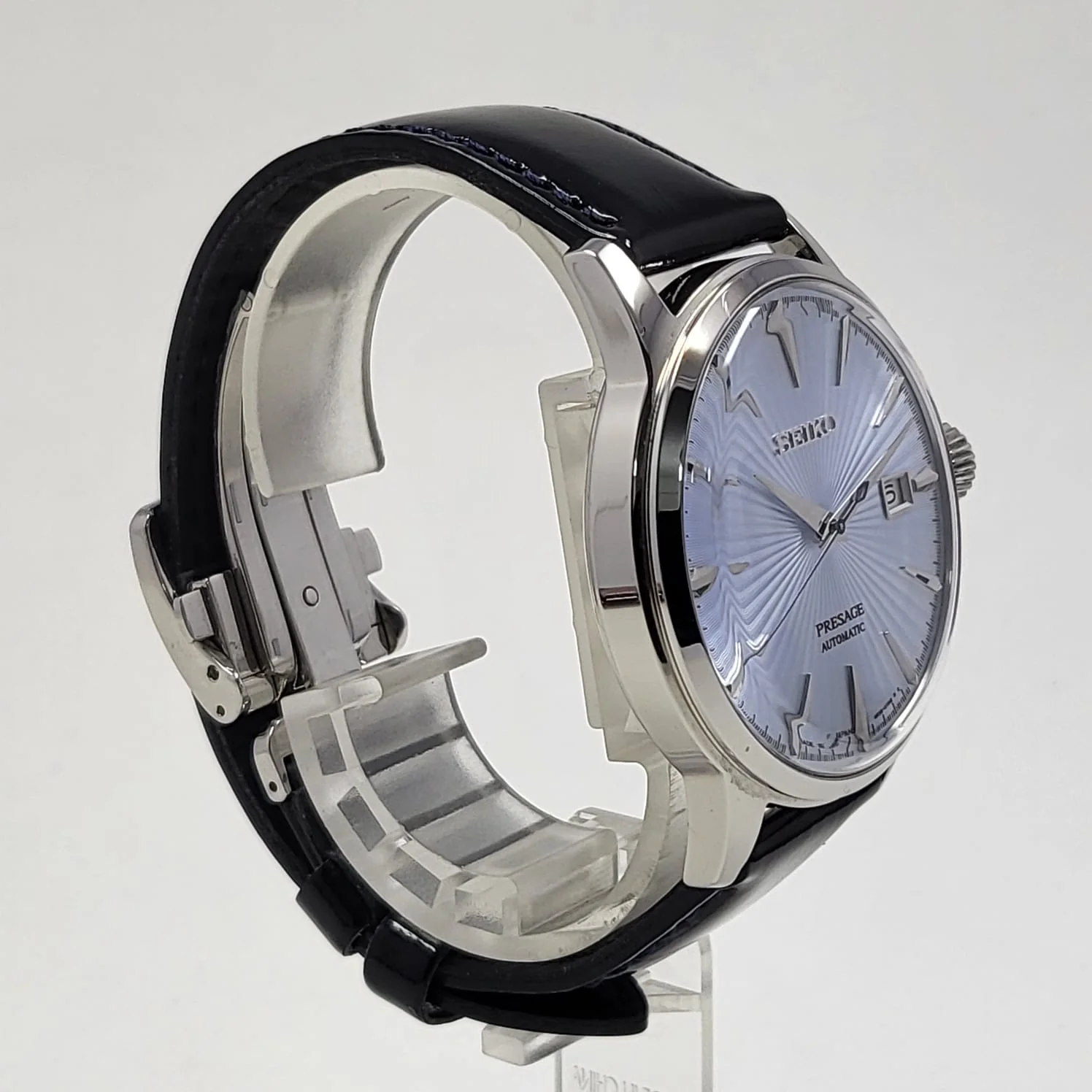 Reloj Seiko Presage Ice Blue Cocktail Time "Sky Diving" Automático - Image 3