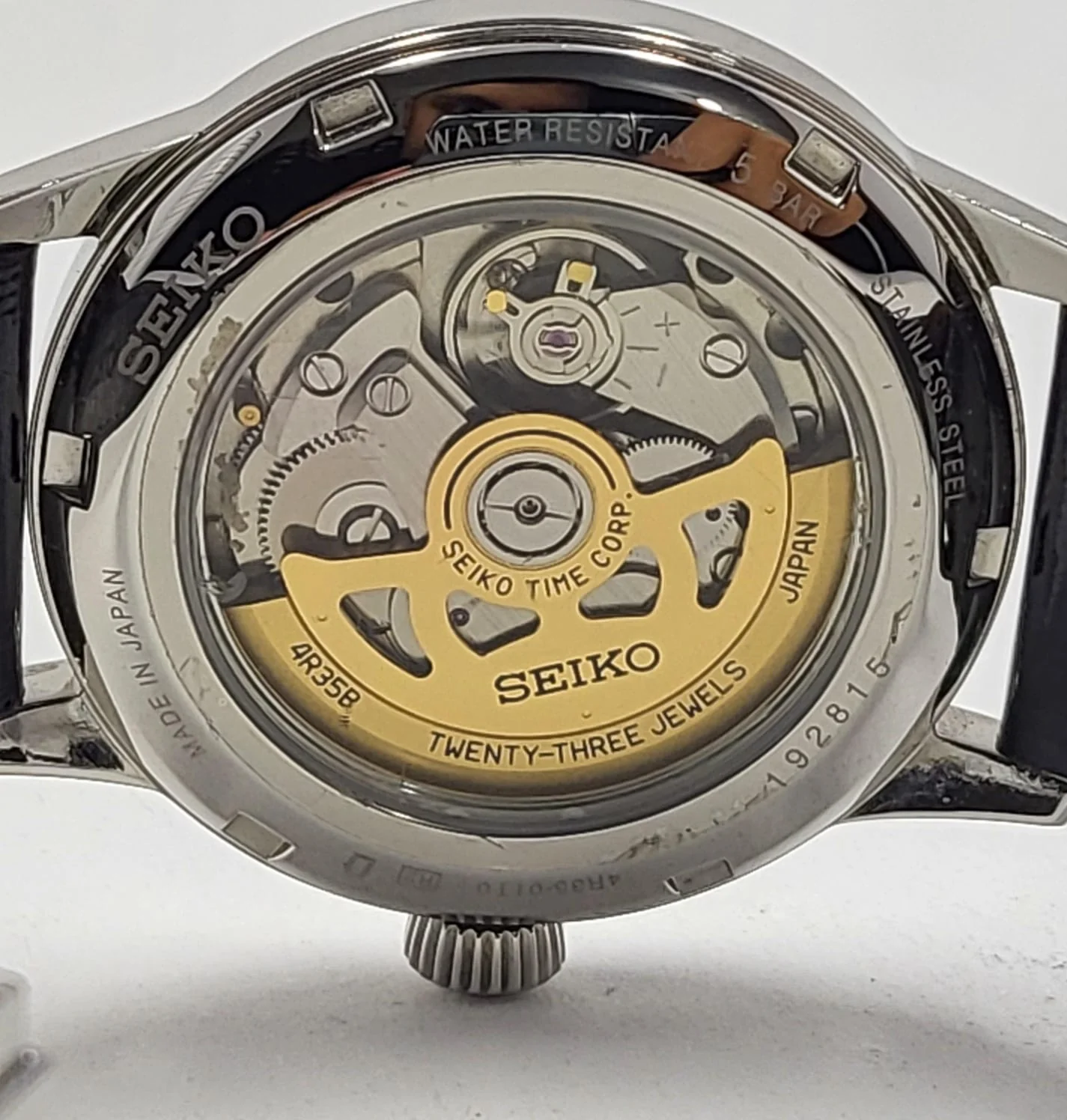 Reloj Seiko Presage Ice Blue Cocktail Time "Sky Diving" Automático - Image 7