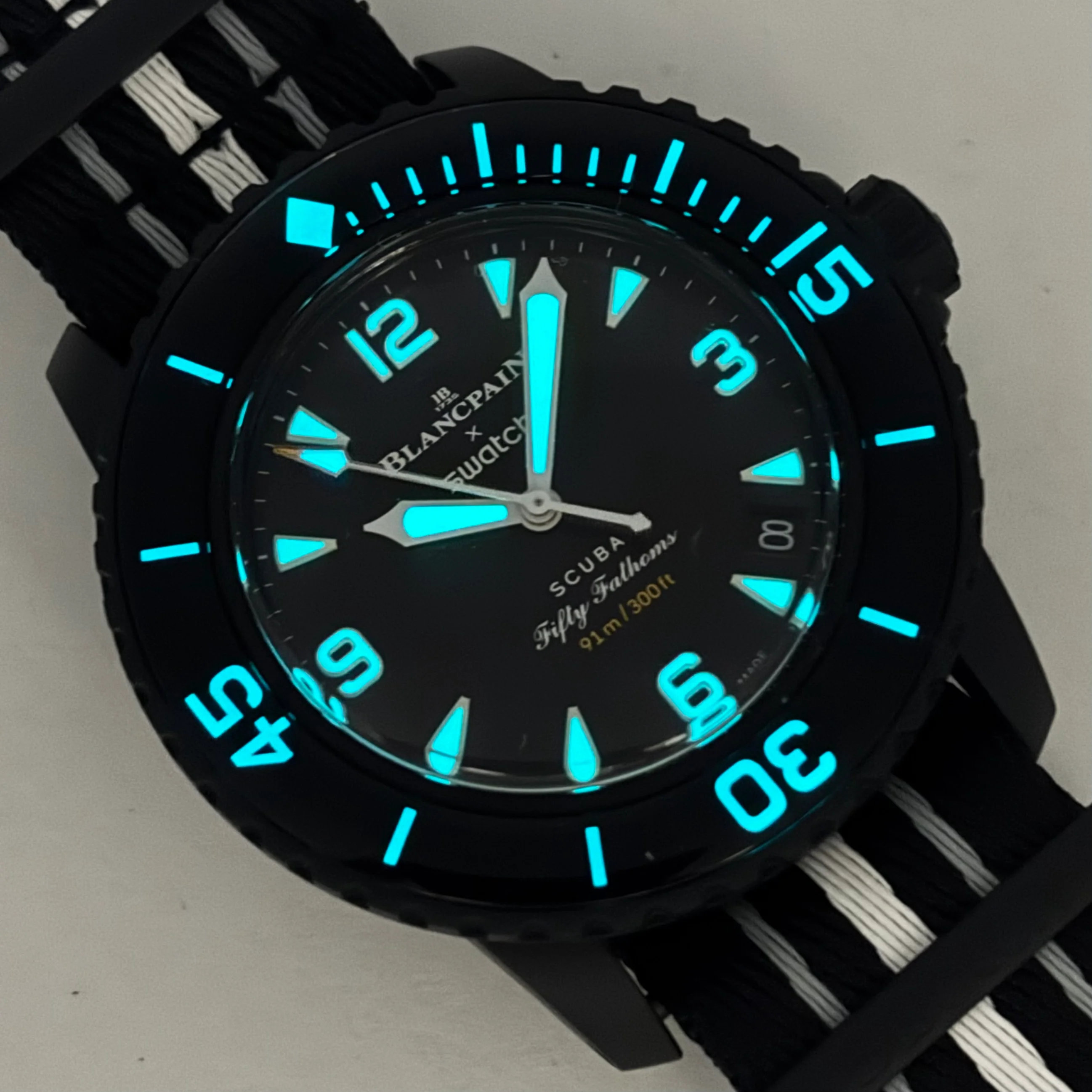 Reloj Swatch Blancpain Automático - Image 3