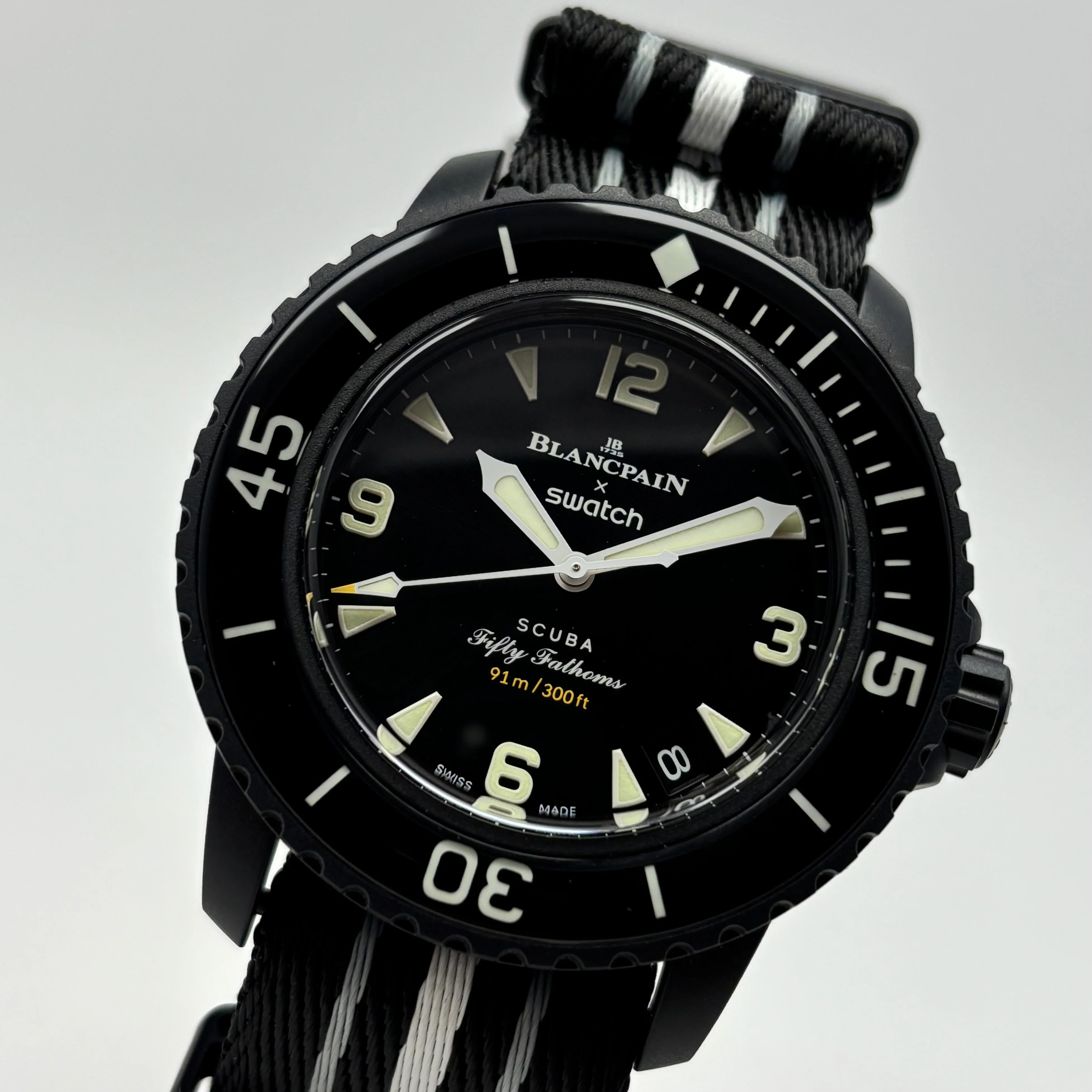 Reloj Swatch Blancpain Automático - Image 4