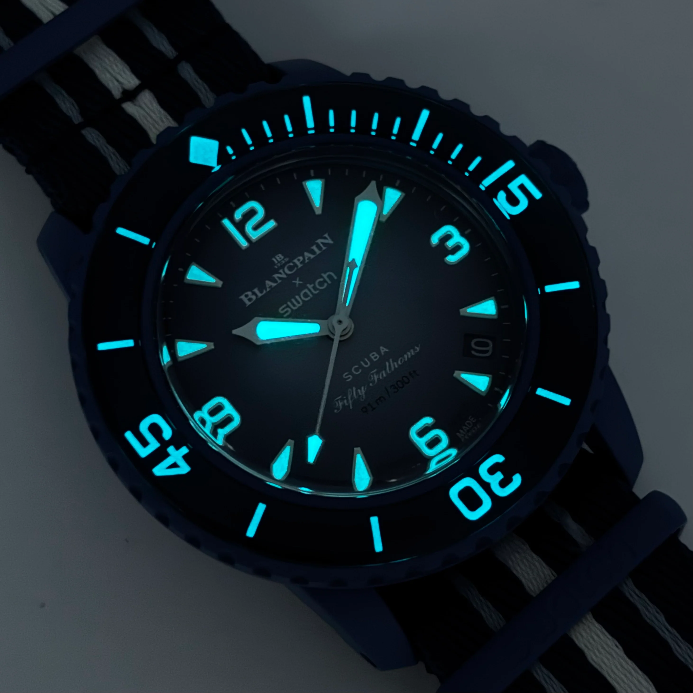 Reloj Swatch Blancpain Automático - Image 3