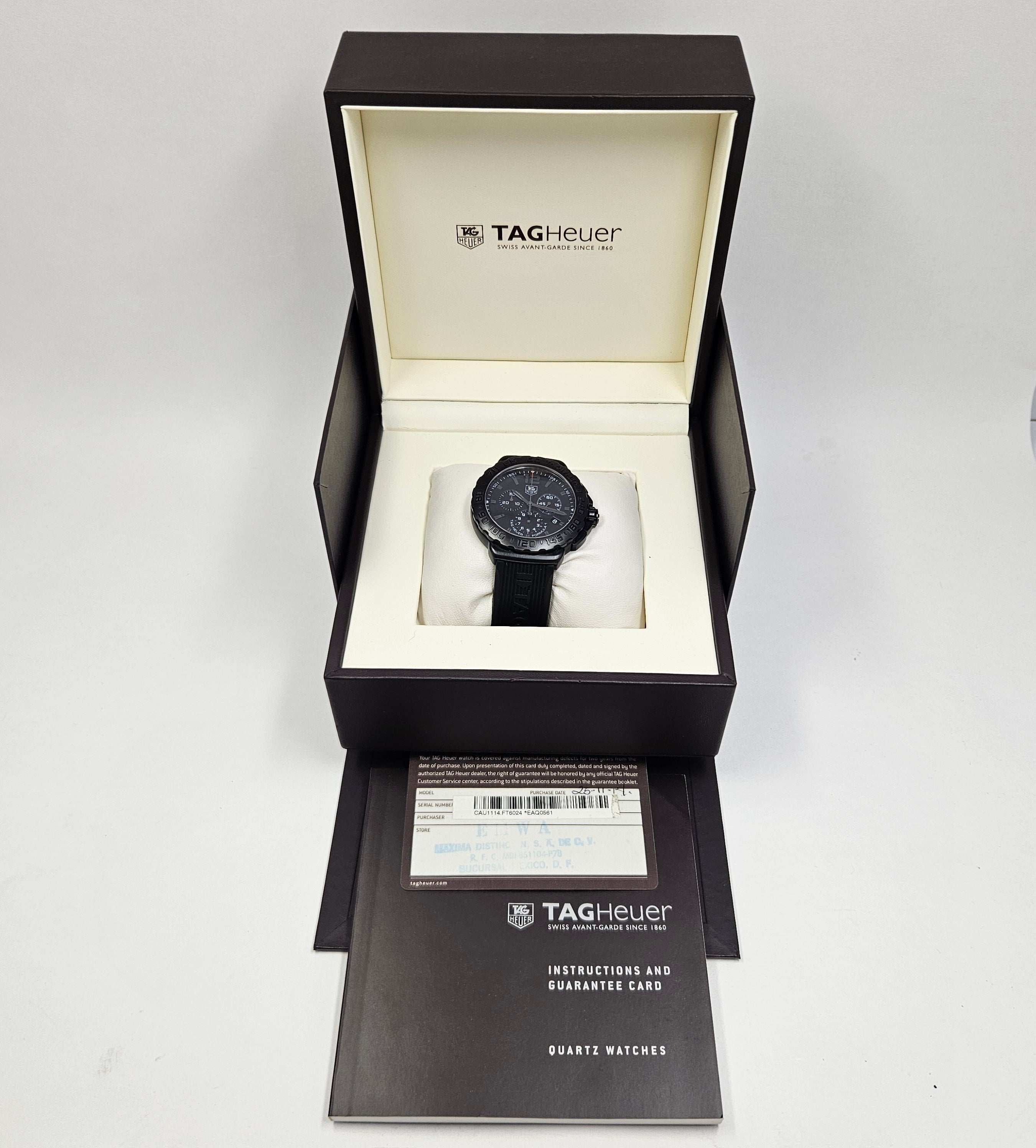 Reloj Tag Heuer Black Formula 1 Crono Quartz Full Set - Image 9