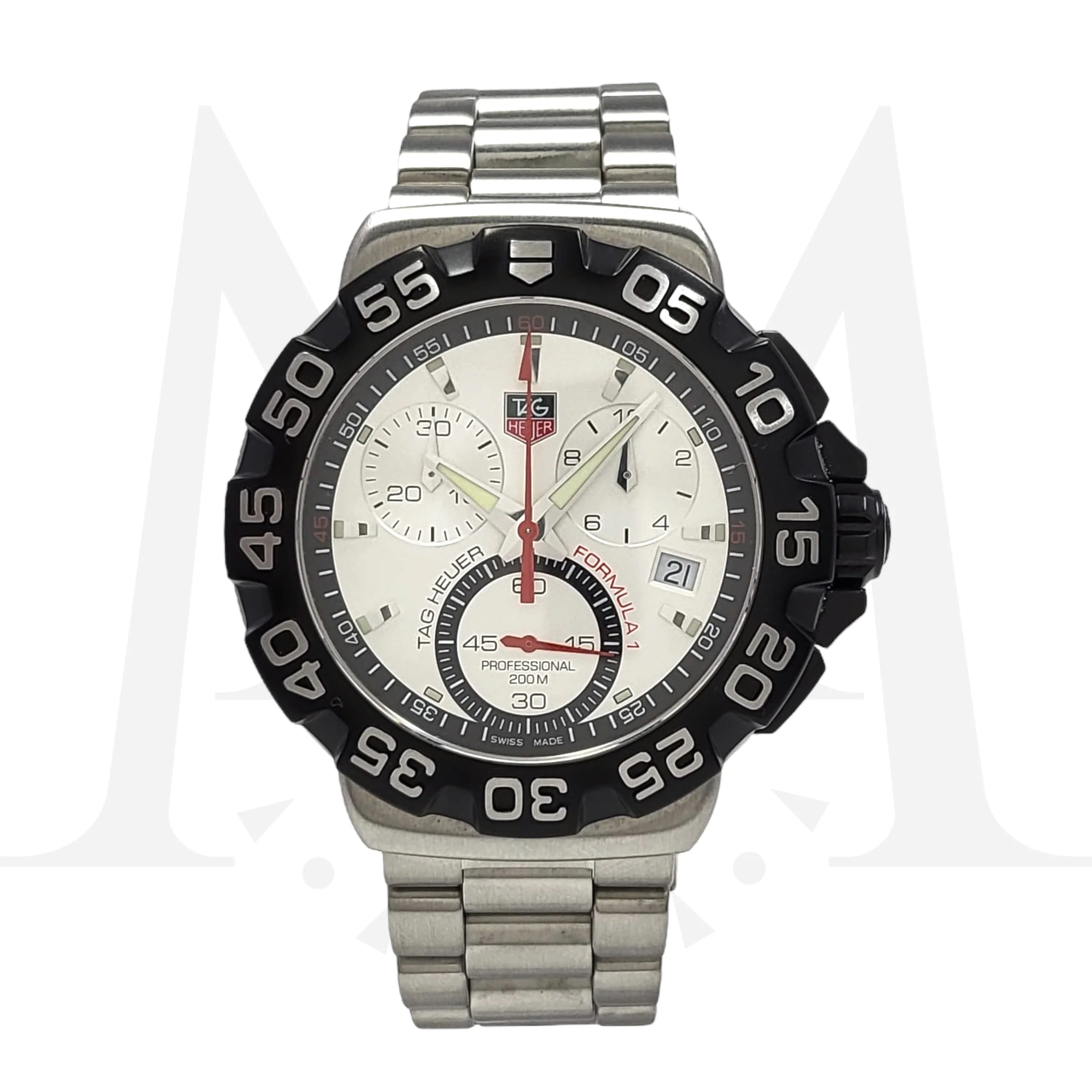 Reloj Tag Heuer Fórmula 1 Blanco Crono Quartz