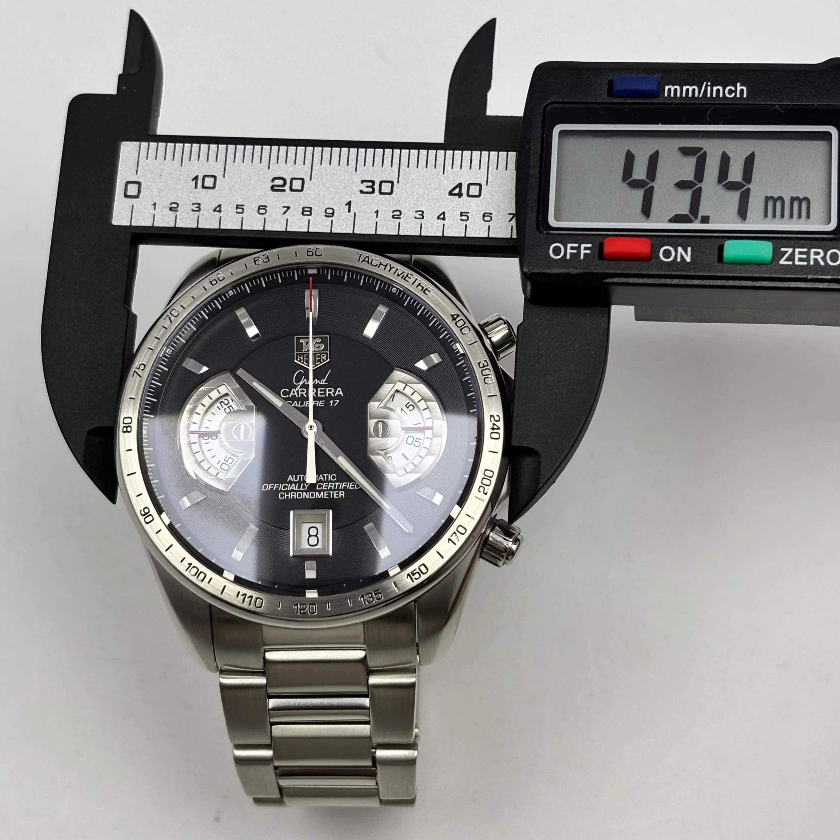 Reloj Tag Heuer Grand Carrera Automatico Cronografo - Image 8