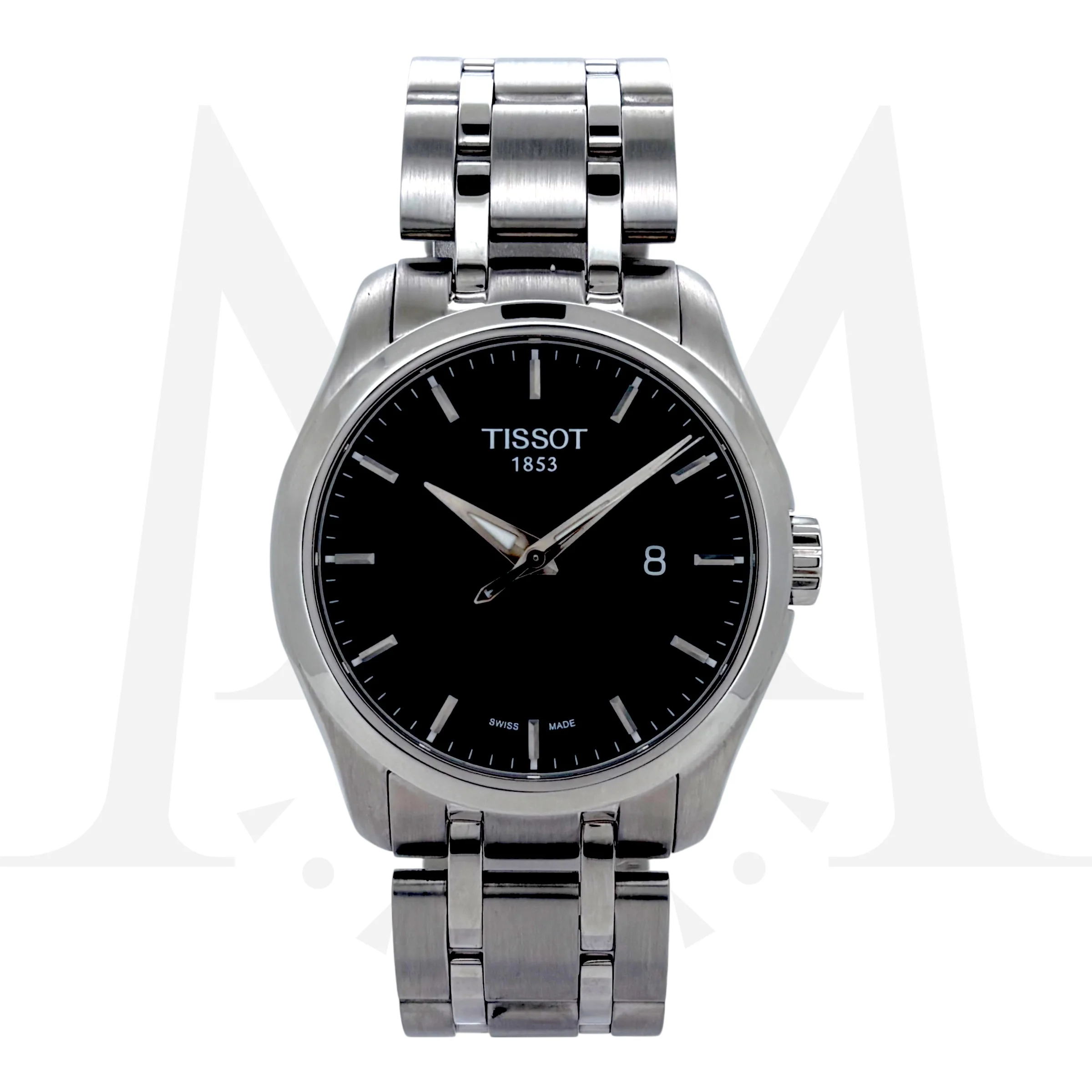 Reloj Tissot Couturier Negro Quartz | CW