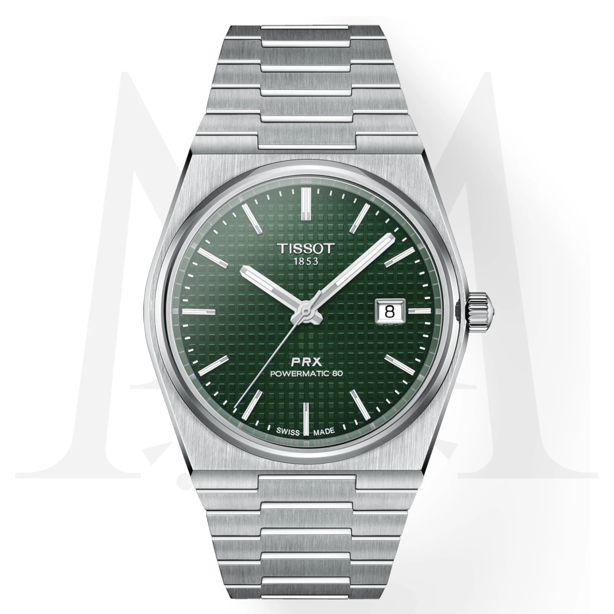 Reloj Tissot PRX Dial Verde Automático Full Set