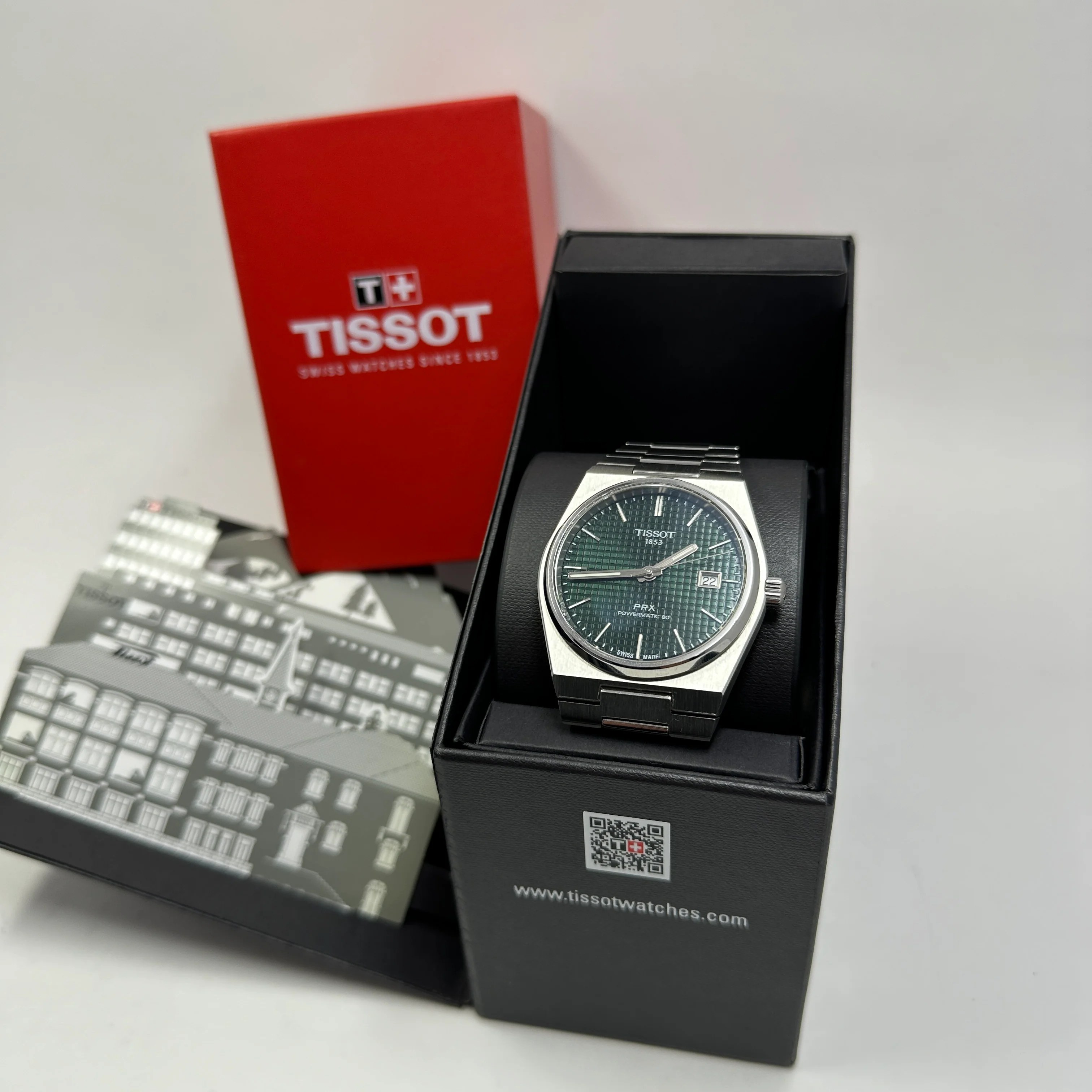 Reloj Tissot PRX Dial Verde Automático Full Set - Image 8