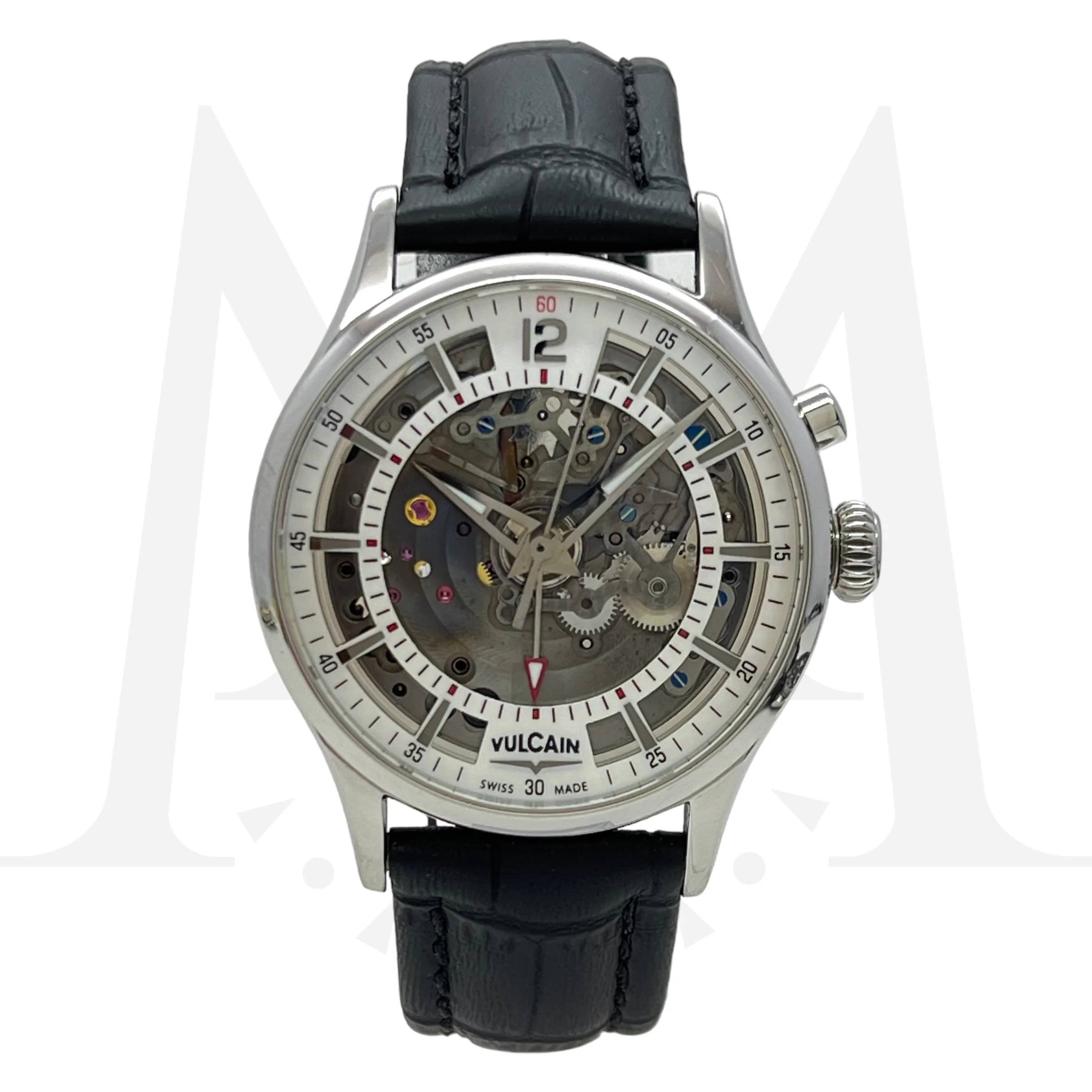 Reloj Vulcain Cricket Skeleton Alarma Cuerda Manual